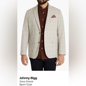 Johnny Bigg Zane sport coat Brand New Size 54
